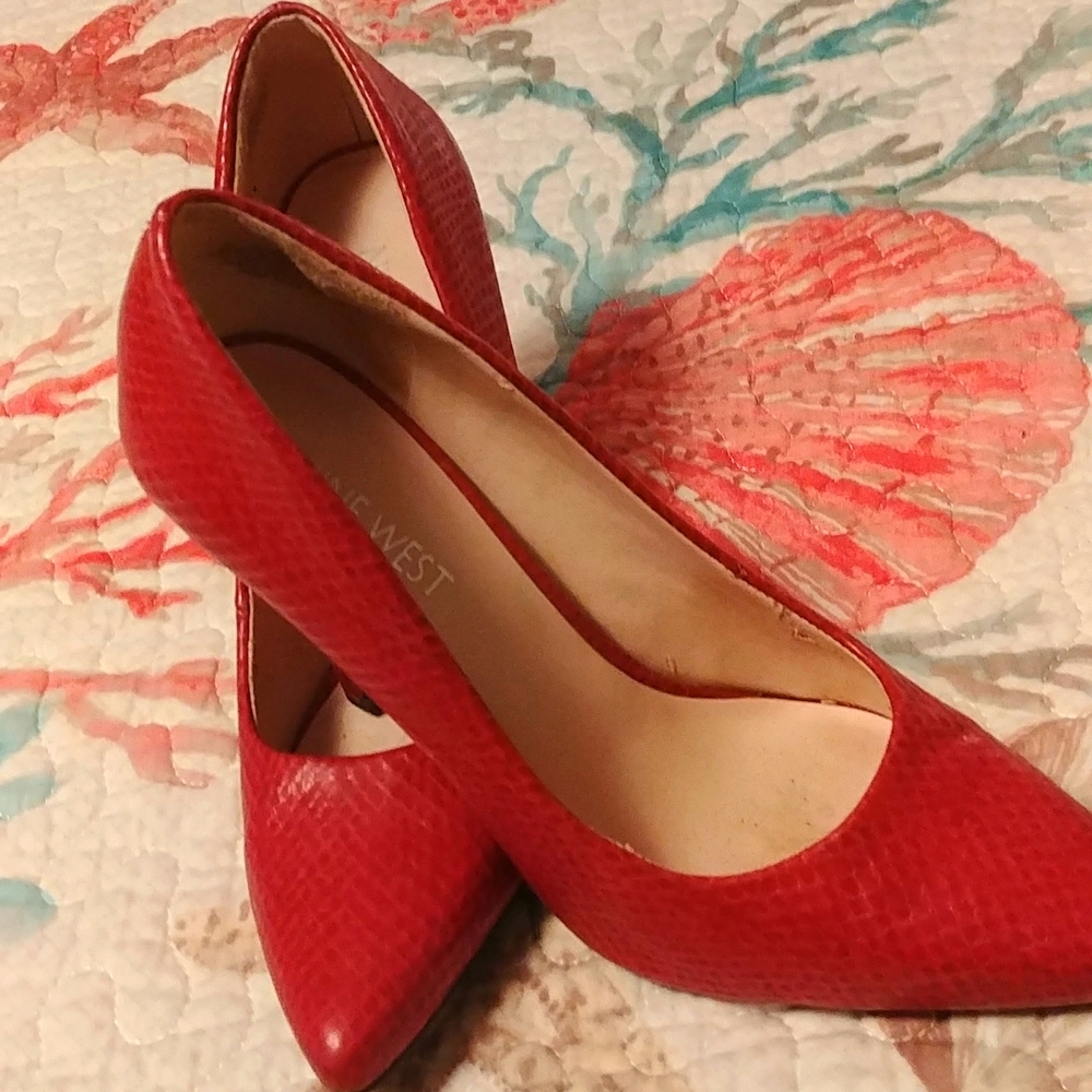 Nine West Red High Heels